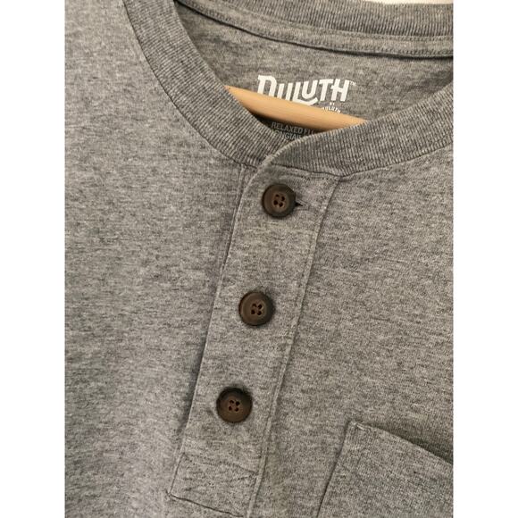 Duluth Trading Co short sleeve henley shirt like new - Picture 2 of 5